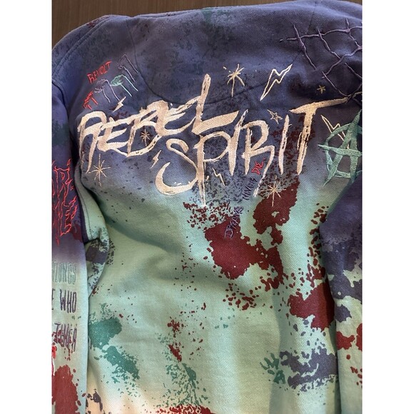 Dreamland Pullover Hoodie Small  Raised Embroidered Graffiti Colorful Street - Picture 12 of 16